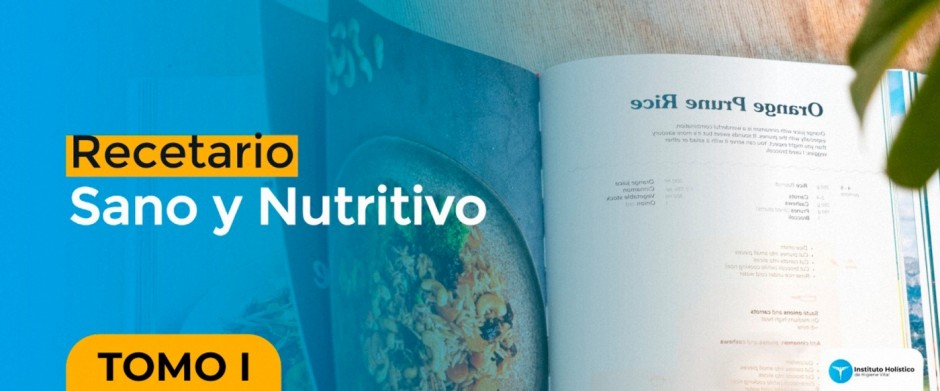 Recetario Sano y Nutritivo Instituto Holístico - Tomo I